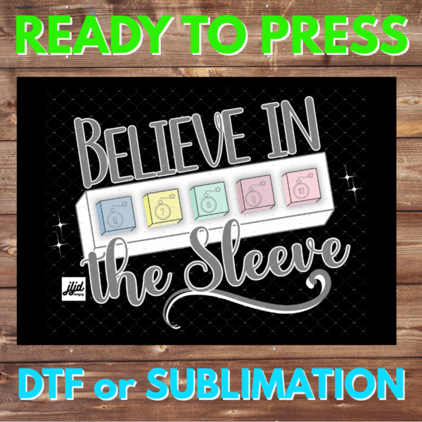 Believe in the Sleeve | Bomb Party | Graphic | Rep Apparel | Jewelry Reveal | Fizzcano | Fizz | DTF | Sublimation