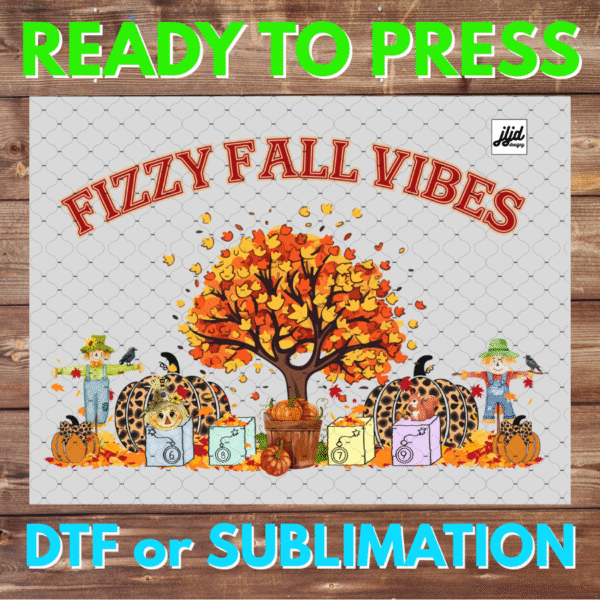 Fizzy Fall Vibes | Bomb Party | Graphic | Rep Apparel | Fizzcano | DTF | Sublimation