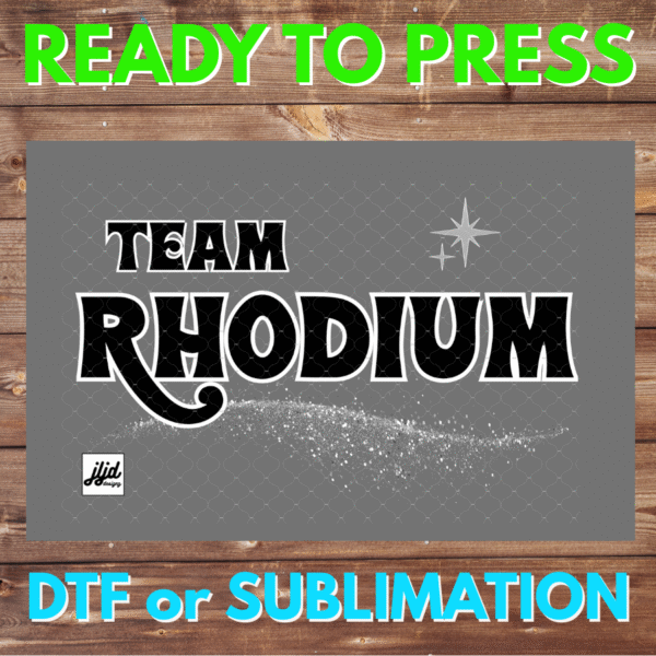 Team Rhodium | Bomb Party | Graphic | Rep Apparel | Fizzcano | Fizz | DTF | Sublimation