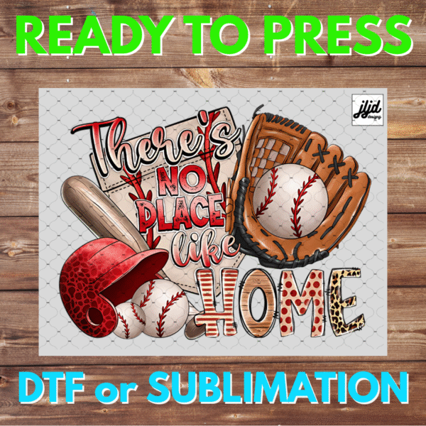Baseball No Place like Home | Graphic T Shirt | sports | Mom Dad | DTF | Sublimation