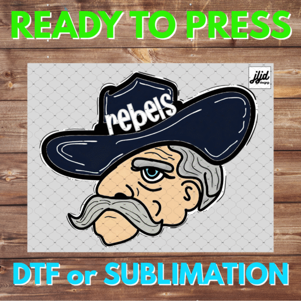 Rebel Man | sports | Colonial | DTF | Sublimation