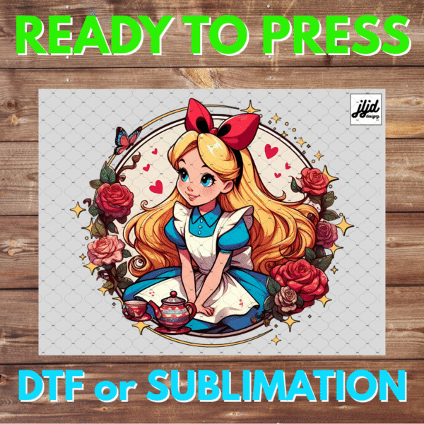 Alice in Wonderland | retro | DTF | Sublimation