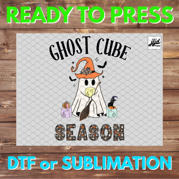 Ghost Cube Season | Bomb Party | Graphic T Shirt | Rep Apparel | Halloween | Fizz Fizzcano | Jewelry Reveal | DTF | Sublimation
