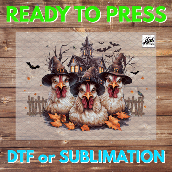 Spooky Chicken | Fall | Halloween | DTF | Sublimation