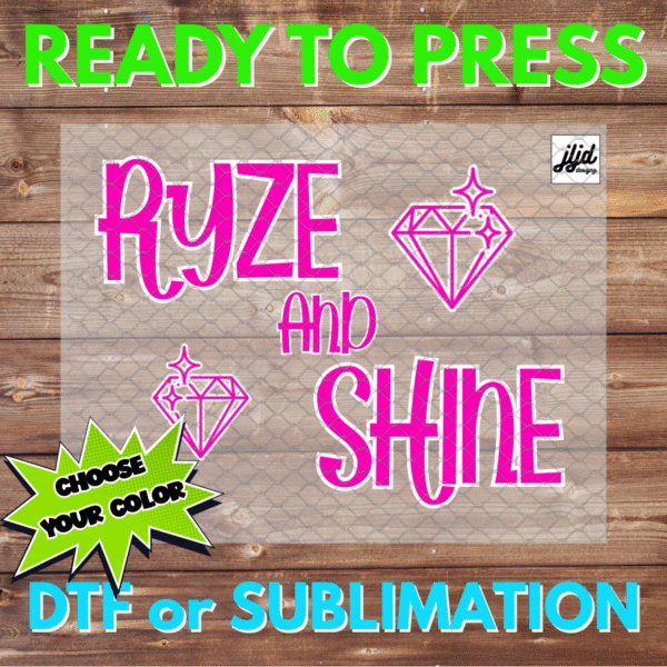 Ryze & Shine | Ryze Party | Graphic T Shirt | Rep Apparel | Jewelry Reveal | DTF | Sublimation