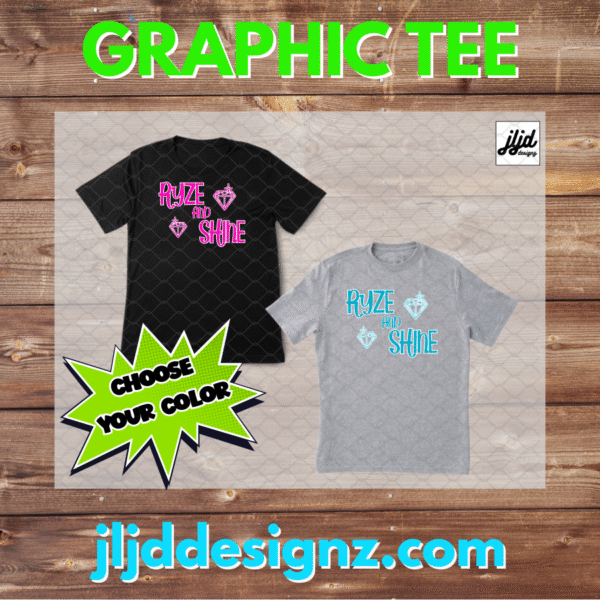 Ryze and Shine | Ryze Party | Graphic T Shirt | Rep Apparel | Surprise Jewelry