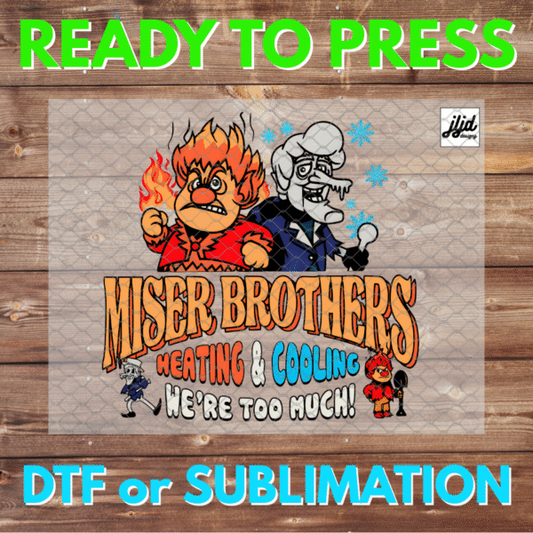 Miser Brothers | Merry Christmas | Holiday Movie | Graphic tee | DTF | Sublimation