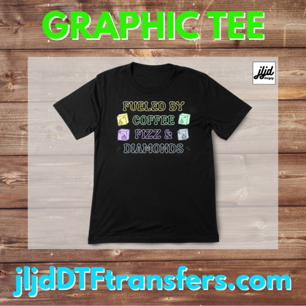 Fueled by Fizz Coffee Diamonds | Bomb Party | Graphic T Shirt | Rep Apparel | Fizz Fizzcano