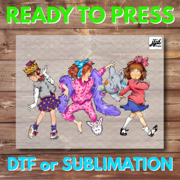 Junie B Jones | children's book | retro | cartoon | DTF