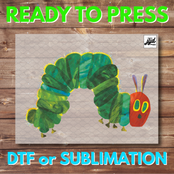 The Very Hungry Caterpillar | retro | children's book | cartoon | DTF
