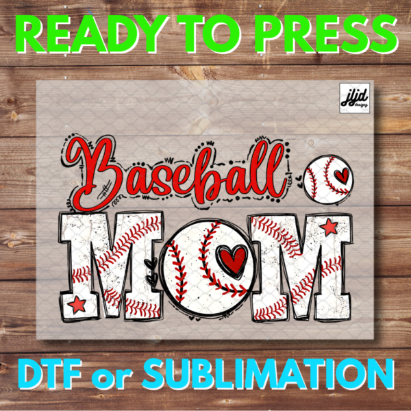 Baseball Mom | Graphic T Shirt | sports | Mother | cheetah | DTF | Sublimation