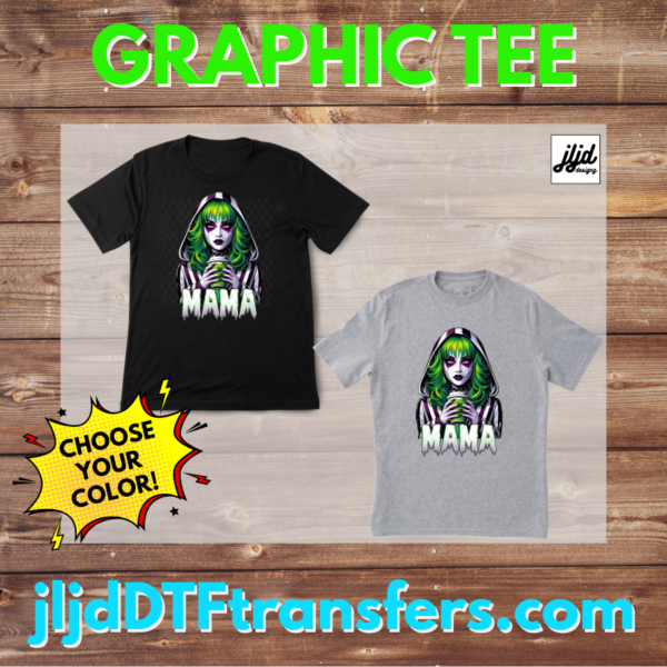 Mama Horror Halloween | Beetlejuice | retro movie | Graphic T Shirt